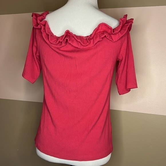 ANN TAYLOR raffle shoulder top blouse - Picture 2 of 7